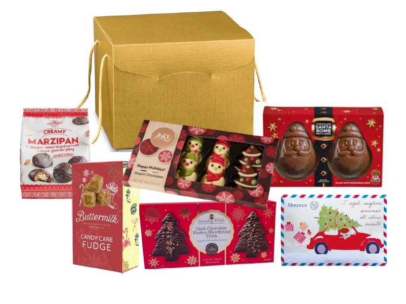 Cos Cadou Craciun Santa Claus 0